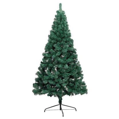 vidaXL Artificial Half Pre-lit Christmas Tree Ball Set Green 240 cm