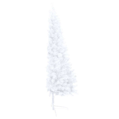 vidaXL Artificial Half Pre-lit Christmas Tree with Ball Set White 120 cm