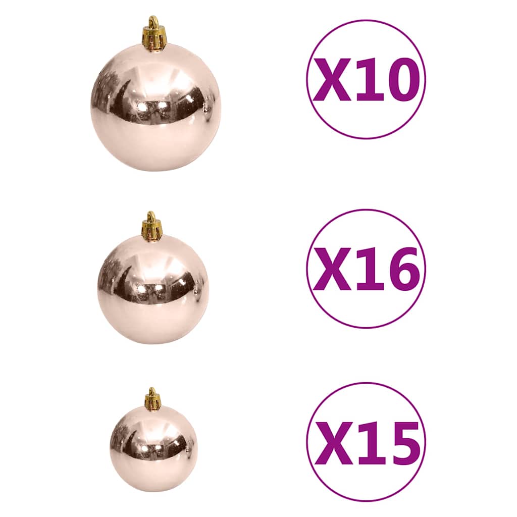 vidaXL Artificial Pre-lit Christmas Tree with Ball Set 180cm 620 Branches