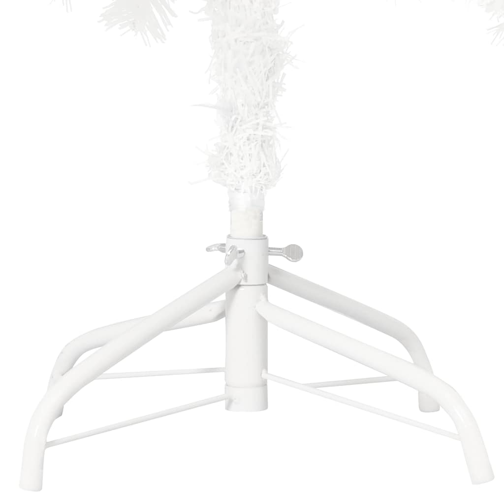 vidaXL Artificial Pre-lit Christmas Tree with Ball Set White 150 cm