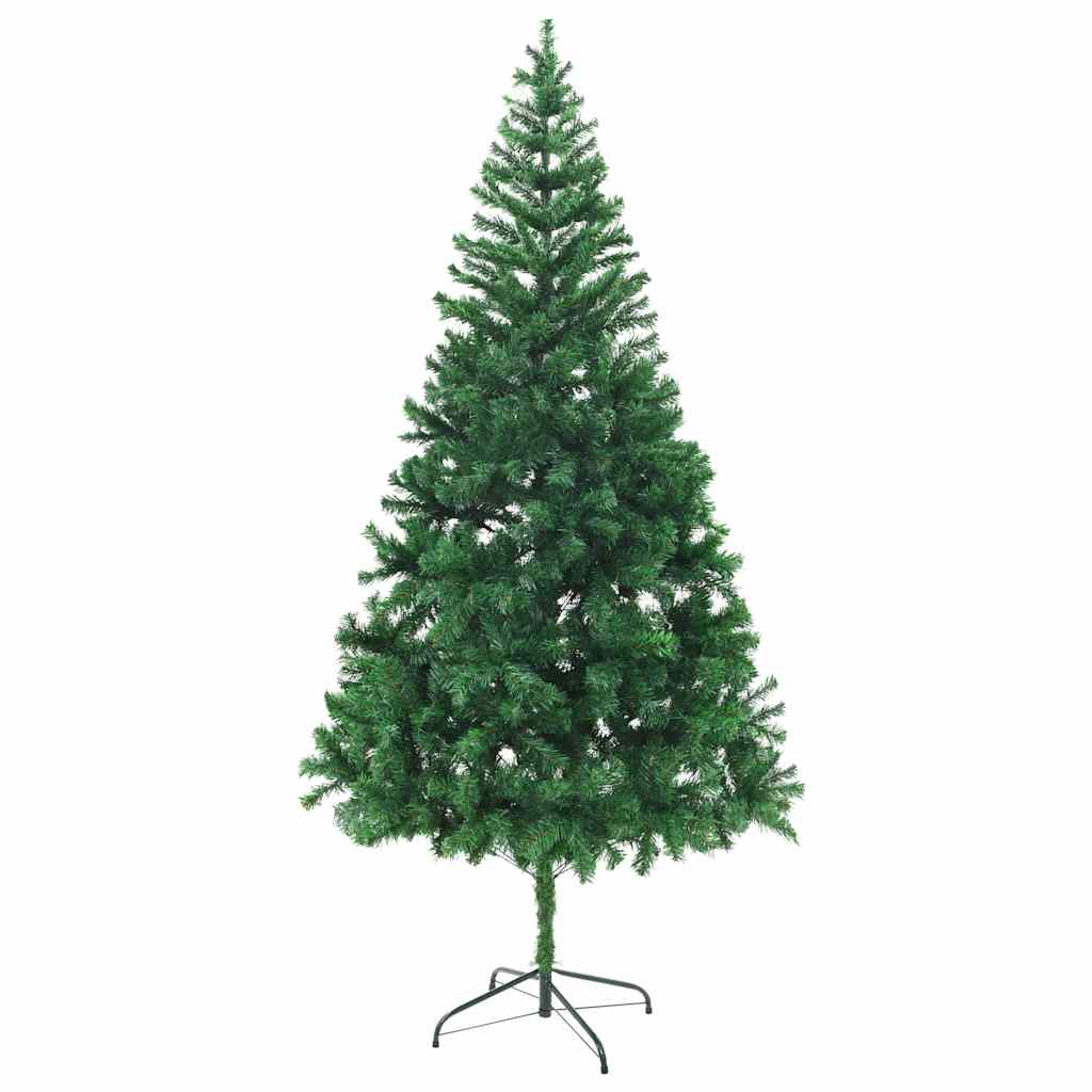 vidaXL Artificial Pre-lit Christmas Tree with Ball Set 210cm 910 Branches