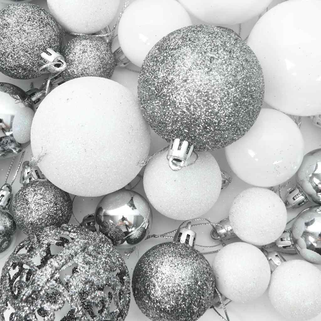 vidaXL Artificial Pre-lit Christmas Tree with Ball Set 180cm 620 Branches