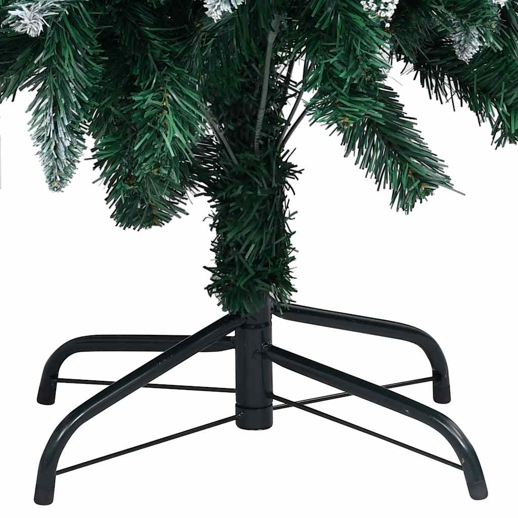 vidaXL Artificial Christmas Tree with LEDs&Ball Set&Pine Cones 210 cm