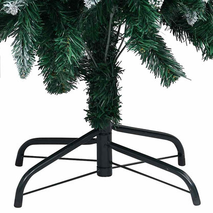 vidaXL Artificial Christmas Tree with LEDs&Ball Set&Pine Cones 210 cm