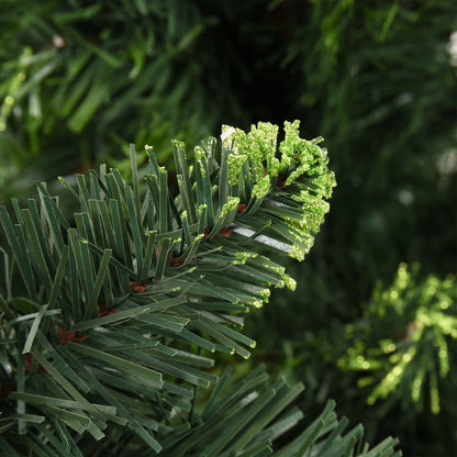 vidaXL Artificial Pre-lit Christmas Tree with Pine Cones Green 180 cm
