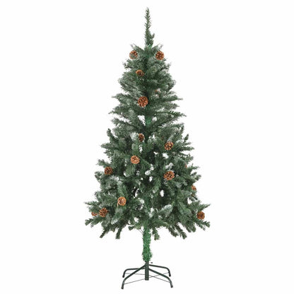 vidaXL Artificial Pre-lit Christmas Tree with Pine Cones 150 cm