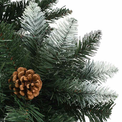 vidaXL Artificial Pre-lit Christmas Tree with Pine Cones 150 cm