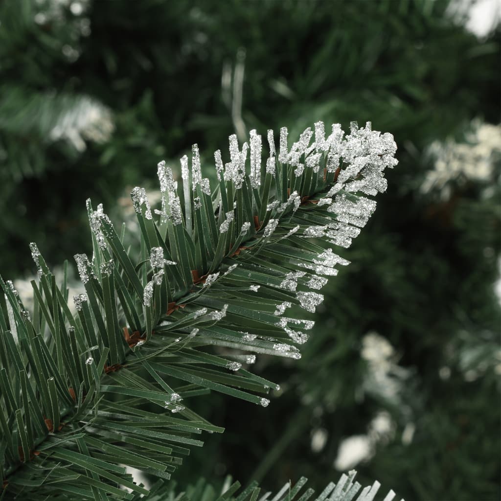 vidaXL Artificial Pre-lit Christmas Tree with Pine Cones 210 cm