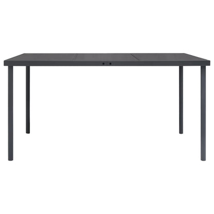 vidaXL 5 Piece Outdoor Dining Set Steel