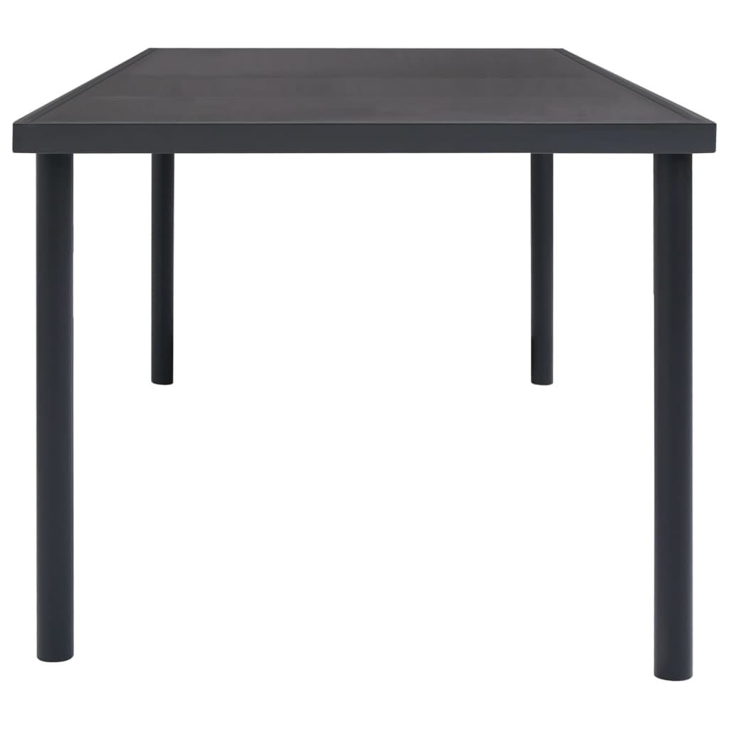 vidaXL Outdoor Dining Set | Black and Anthracite