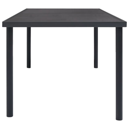 vidaXL Outdoor Dining Set | Black and Anthracite