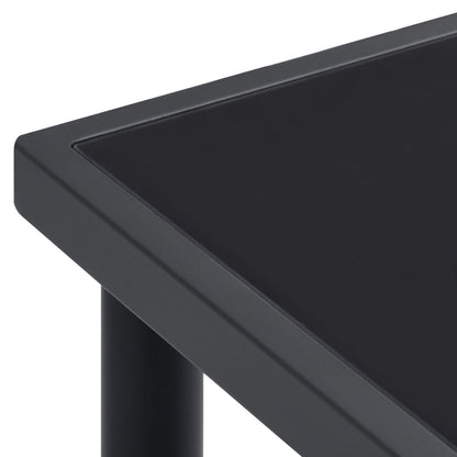 vidaXL Outdoor Dining Set | Black and Anthracite