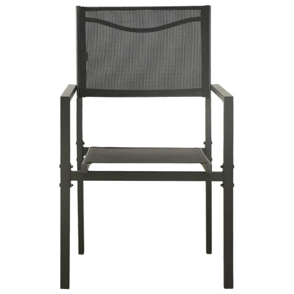 vidaXL 3 Piece Outdoor Dining Set Steel