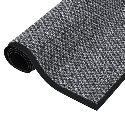 vidaXL Doormat  Grey 60x80 cm