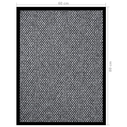 vidaXL Doormat  Grey 60x80 cm