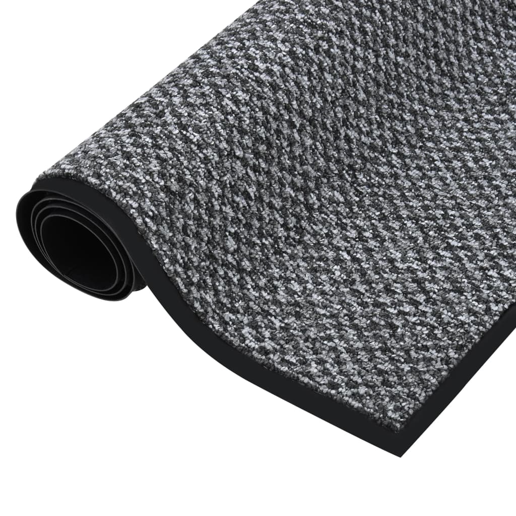 vidaXL Doormat  Grey 80x120 cm