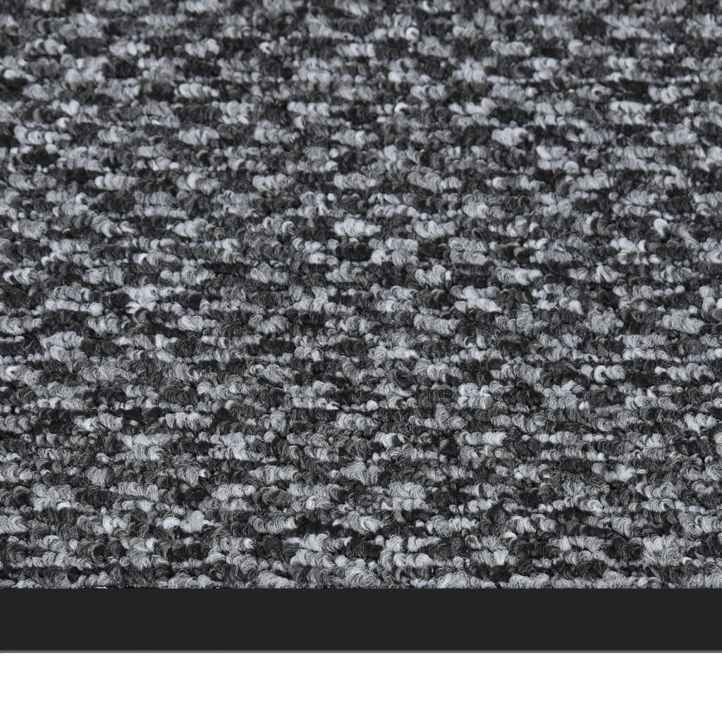 vidaXL Doormat  Grey 80x120 cm
