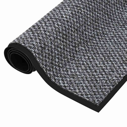 vidaXL Doormat Grey 90x150 cm