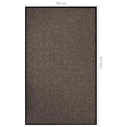 vidaXL Doormat Beige 90x150 cm