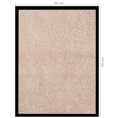 vidaXL Doormat  Beige 40x60 cm