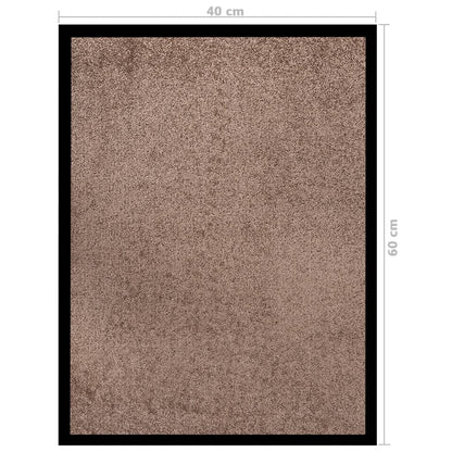 vidaXL Doormat  Brown 40x60 cm