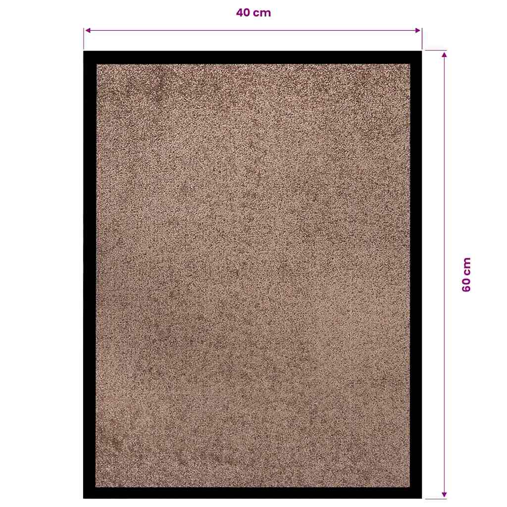 vidaXL Doormat Brown 40x60 cm