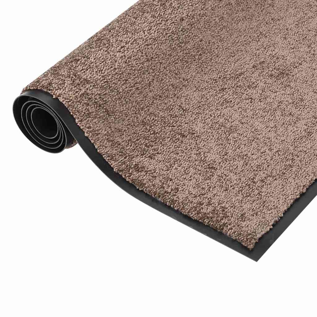 vidaXL Doormat Brown 60x80 cm