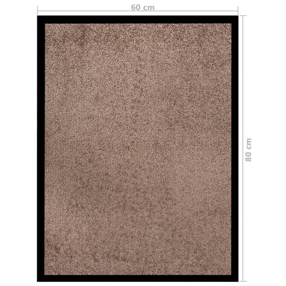 vidaXL Doormat  Brown 60x80 cm