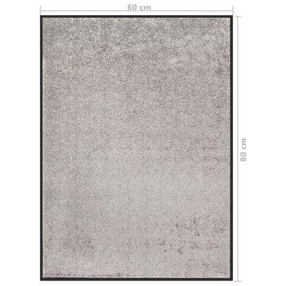 vidaXL Doormat Grey 60x80 cm