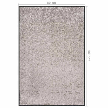 vidaXL Doormat Grey 80x120 cm