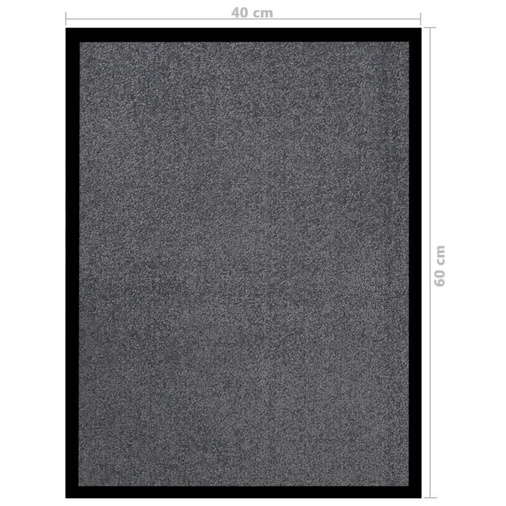 vidaXL Doormat  Anthracite 40x60 cm