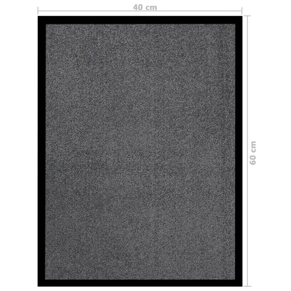 vidaXL Doormat  Anthracite 40x60 cm