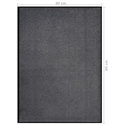vidaXL Doormat Anthracite 60x80 cm