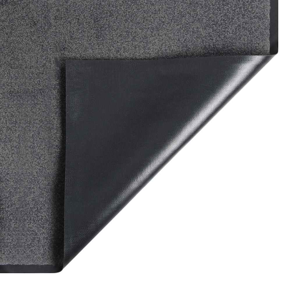vidaXL Doormat Anthracite 80x120 cm