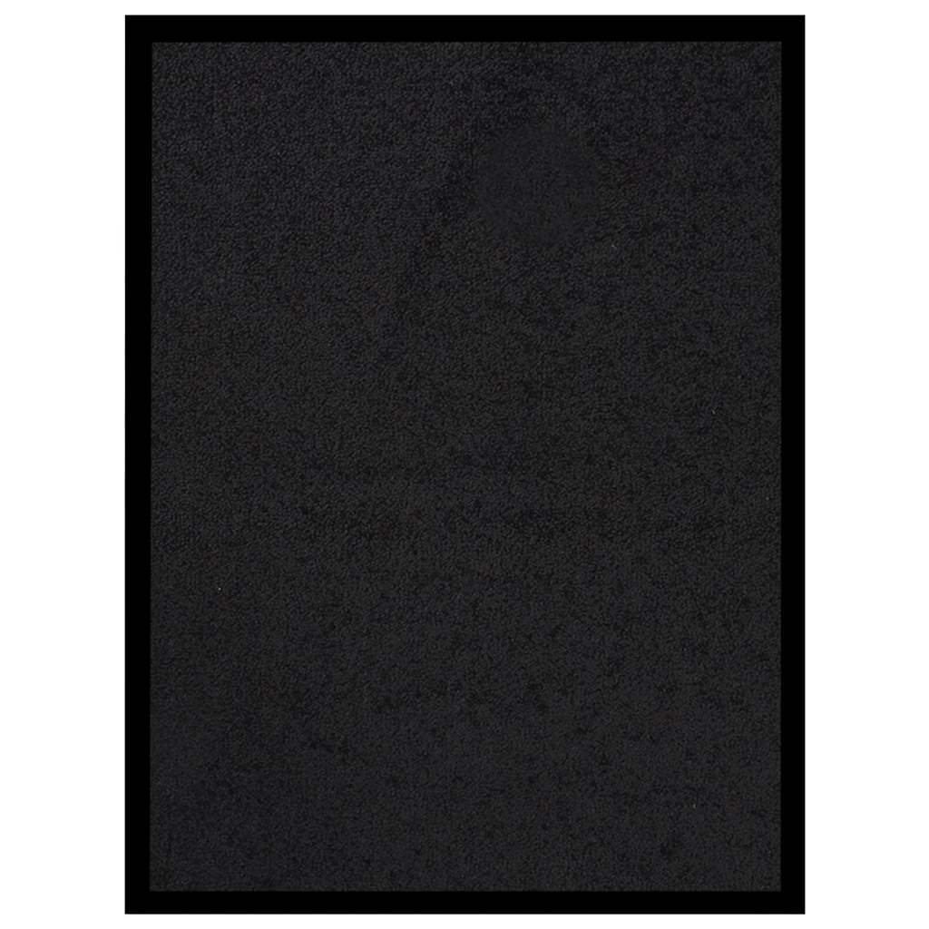 vidaXL Doormat Black 40x60 cm