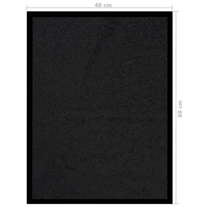 vidaXL Doormat  Black 40x60 cm