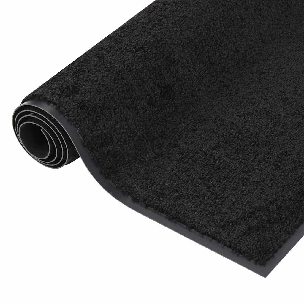 vidaXL Doormat Black 80x120 cm