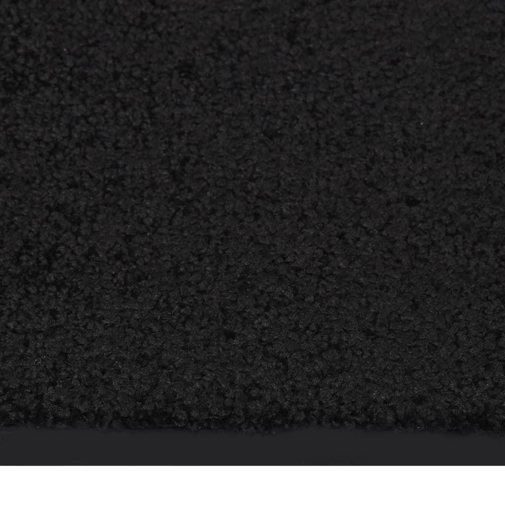 vidaXL Doormat Black 80x120 cm