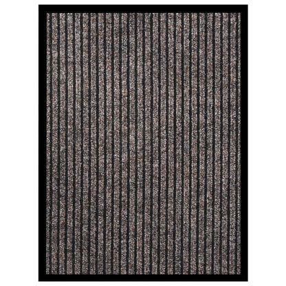 vidaXL Doormat  Striped Beige 40x60 cm