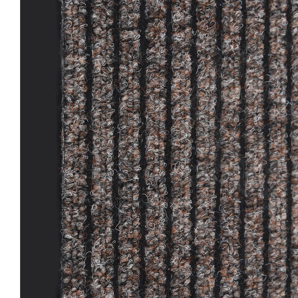 vidaXL Doormat  Striped Beige 40x60 cm