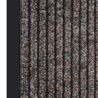 vidaXL Doormat  Striped Beige 40x60 cm