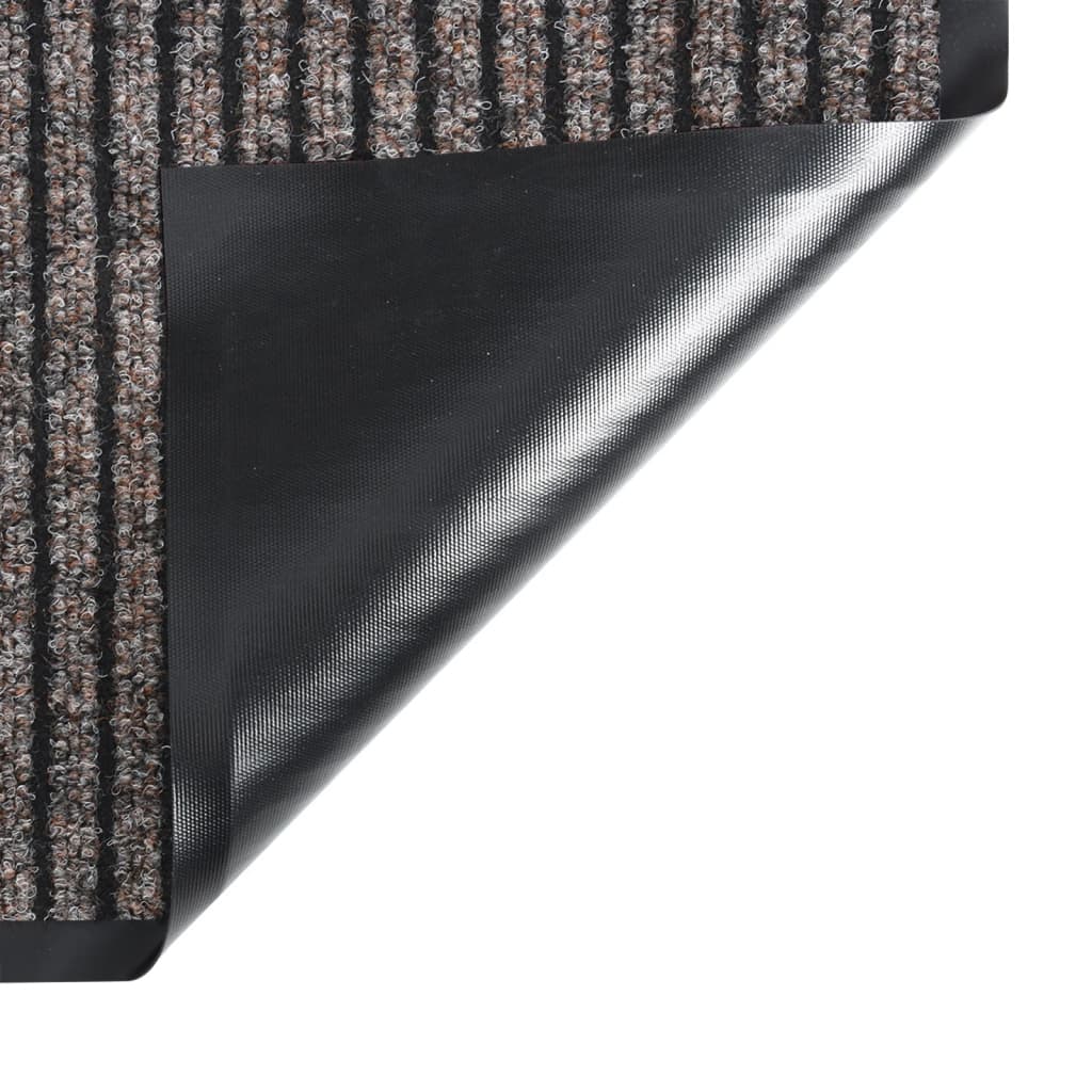 vidaXL Doormat  Striped Beige 40x60 cm