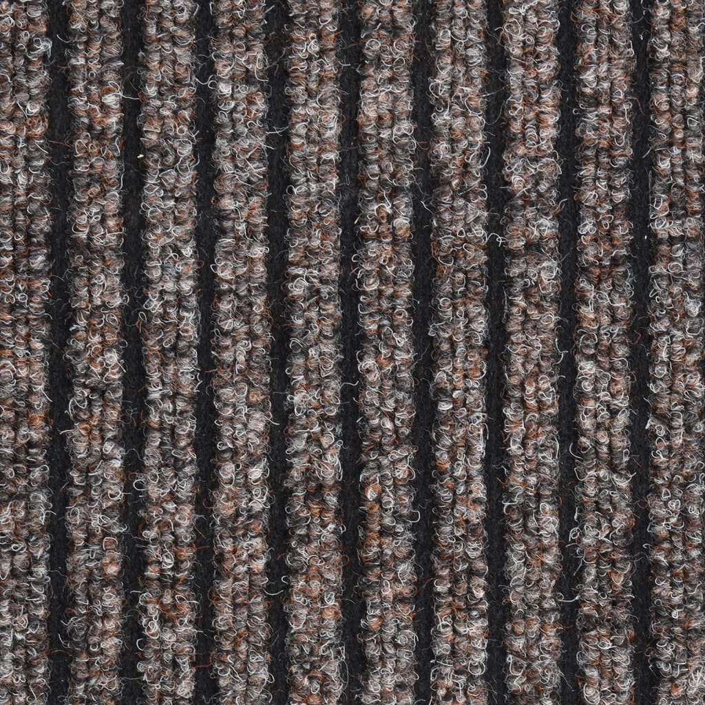 vidaXL Doormat  Striped Beige 40x60 cm