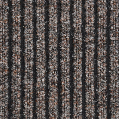 vidaXL Doormat  Striped Beige 40x60 cm