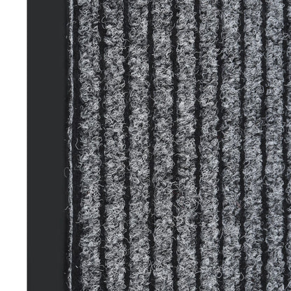 vidaXL Doormat  Striped Grey 40x60 cm