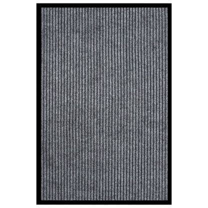 vidaXL Doormat Striped Grey 80x120 cm