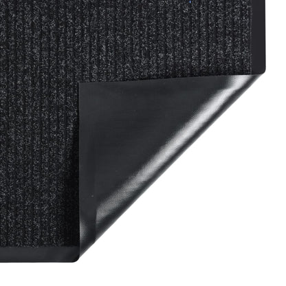 vidaXL Doormat  Striped Anthracite 40x60 cm