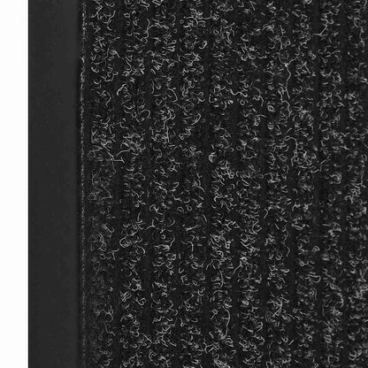 vidaXL Doormat Striped Anthracite 80x120 cm