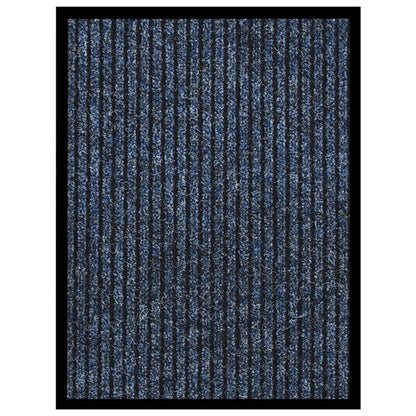 vidaXL Doormat  Striped Blue 40x60 cm