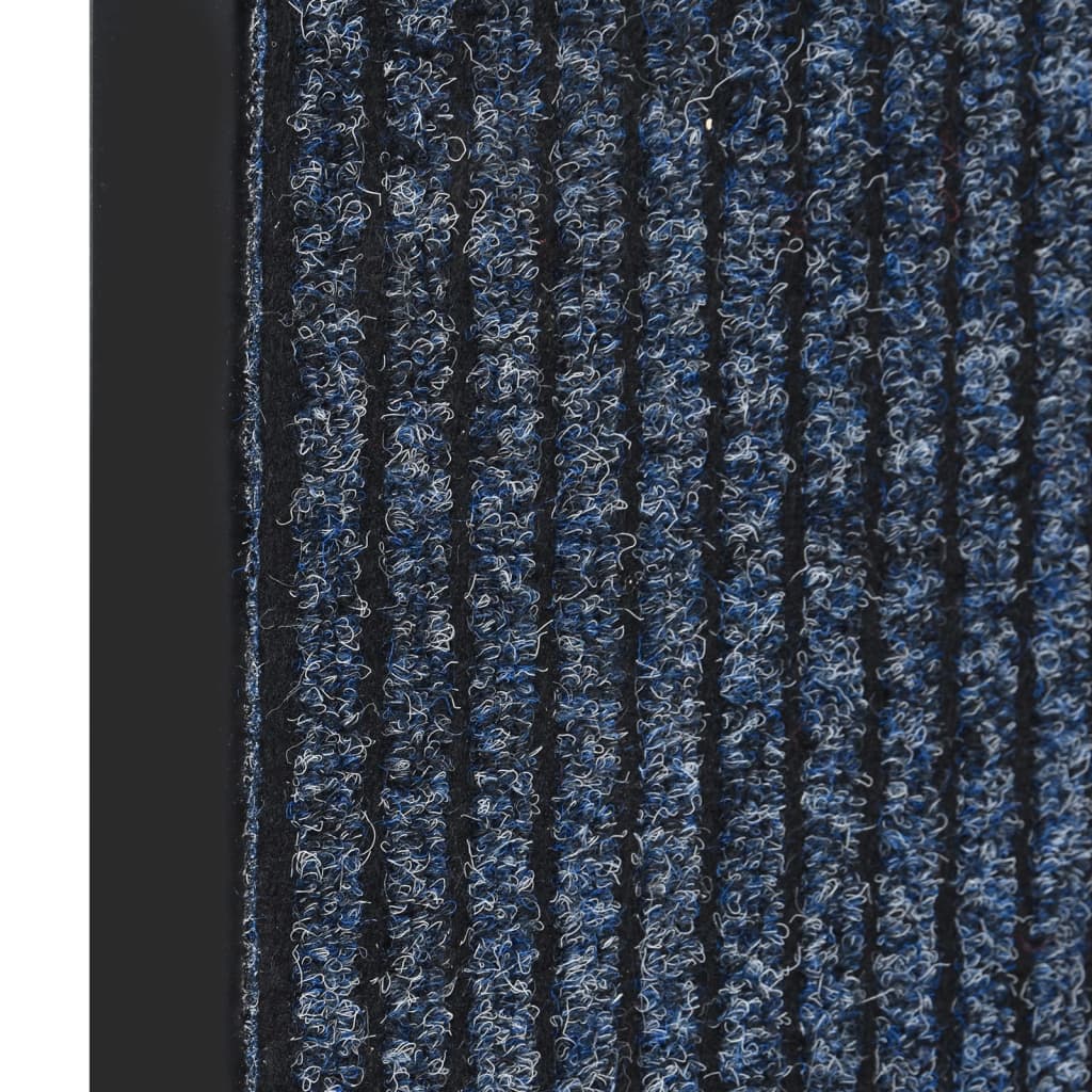 vidaXL Doormat  Striped Blue 40x60 cm